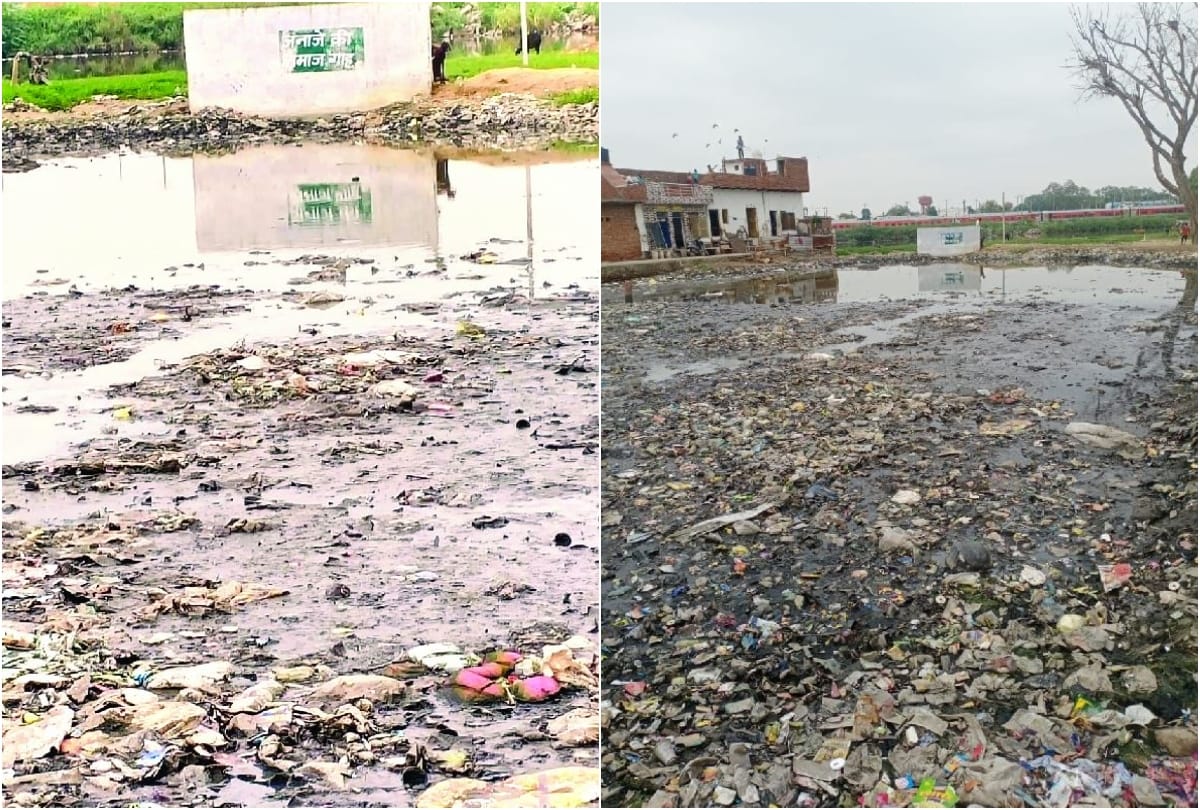 Dead bodies came out of the graves in Khawaspura after monsoon rain