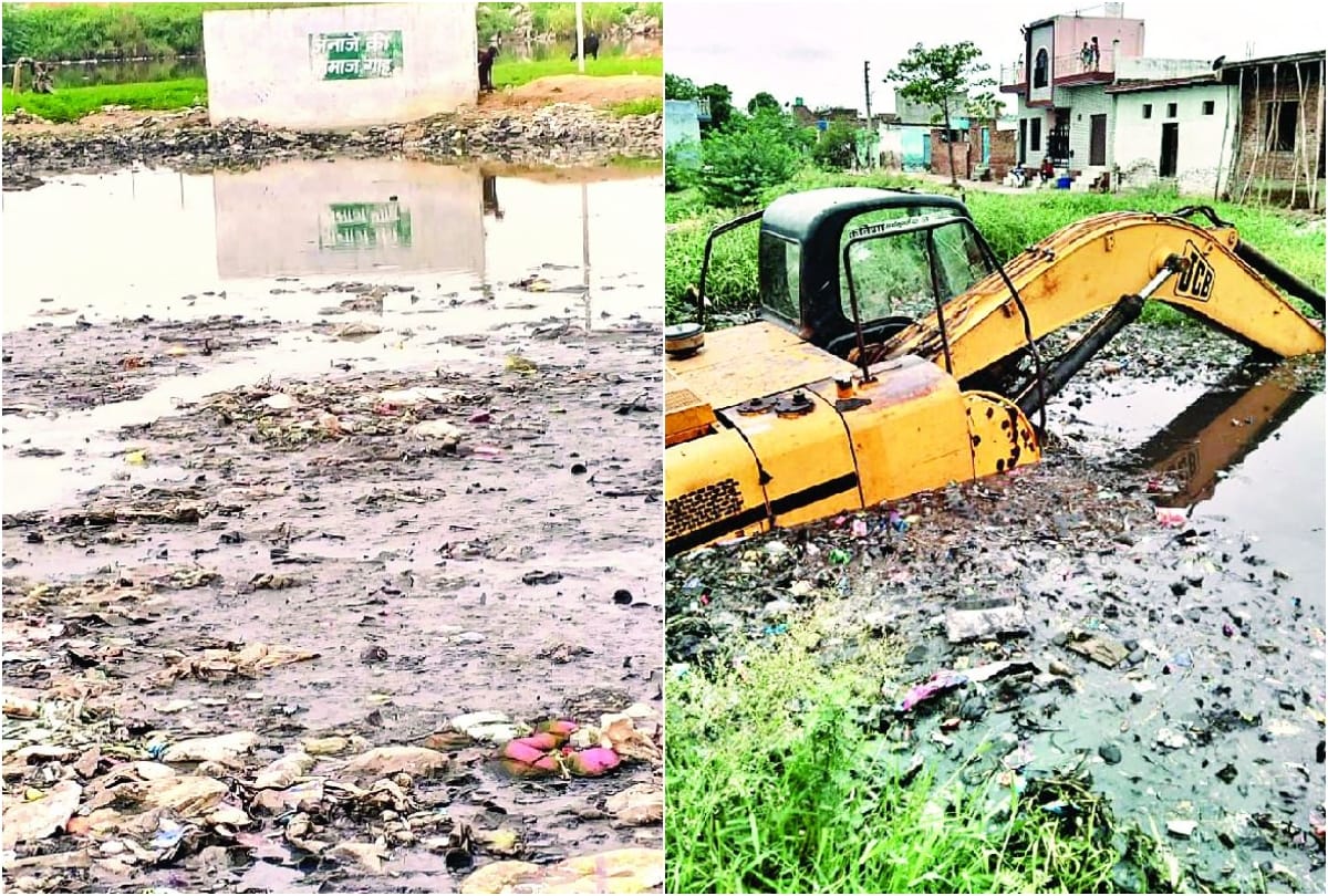 Dead bodies came out of the graves in Khawaspura after monsoon rain