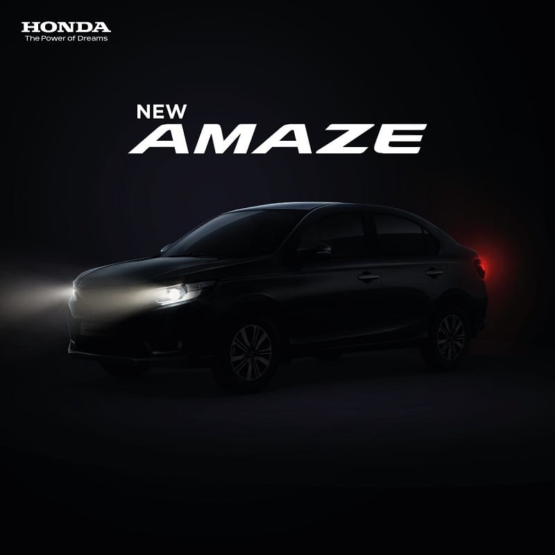 honda amaze facelift 2021 booking starts in india honda amaze facelift 2021 launch date in india