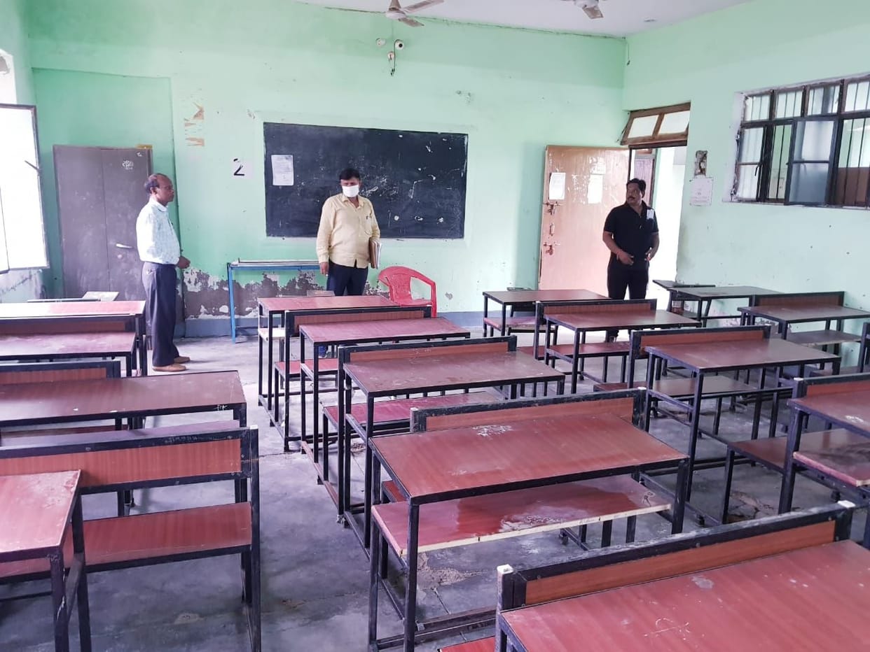 Investigation: Principal engaged in handling disturbances in examination centers