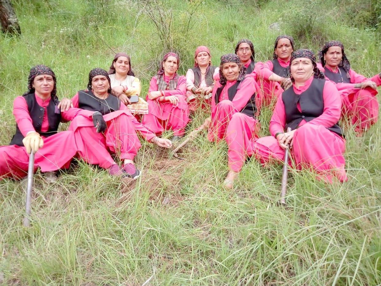 karana and kuther women groups plants tree
