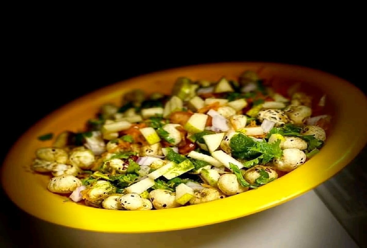 Food tips Makhana bhel is very beneficial for health know how to make it
