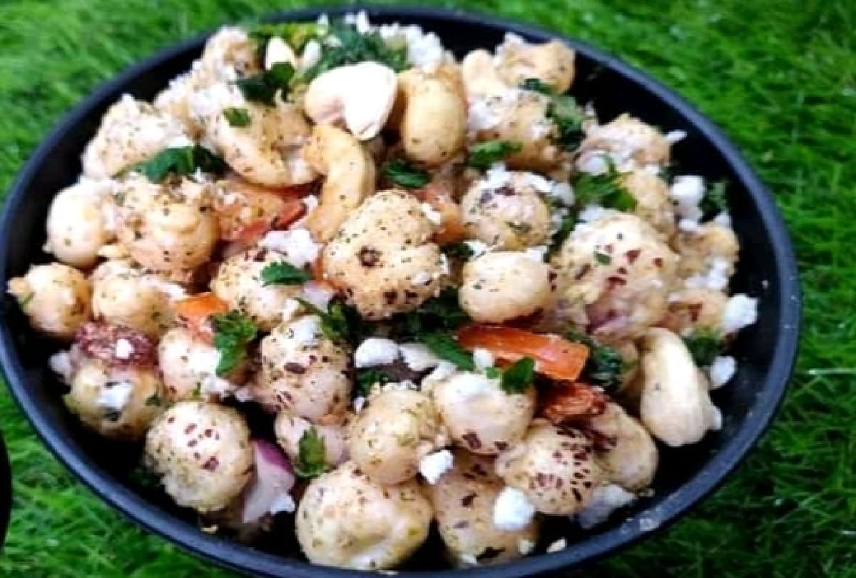 Food tips Makhana bhel is very beneficial for health know how to make it