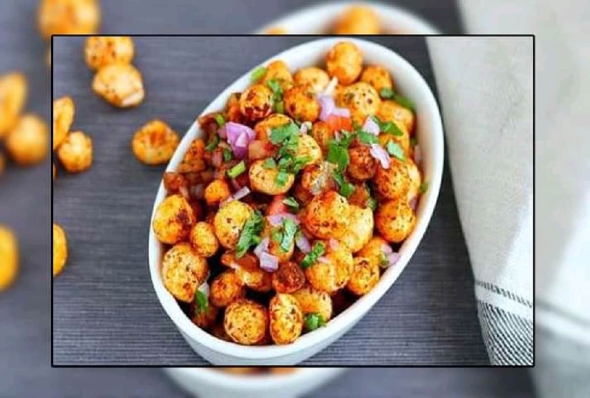 Healthy Snacks Recipes How To Make Makhana Chaat Recipe Step By Step In Hindi