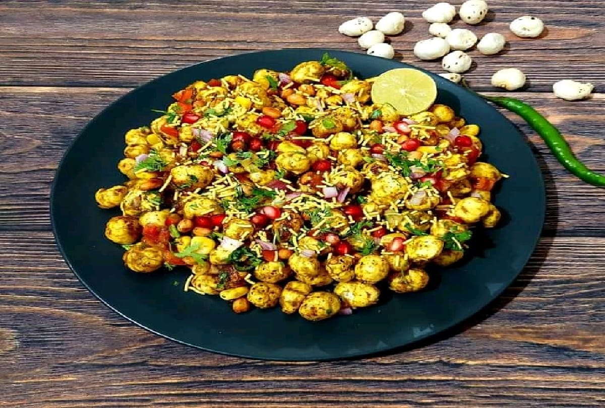 maha shivratri 2022 recipe falahari to make makhana peanuts bhel