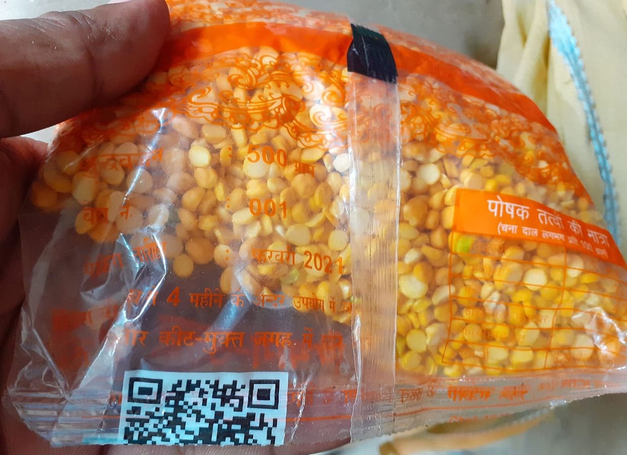 Expired pulses is being distributed from anganbadi centres