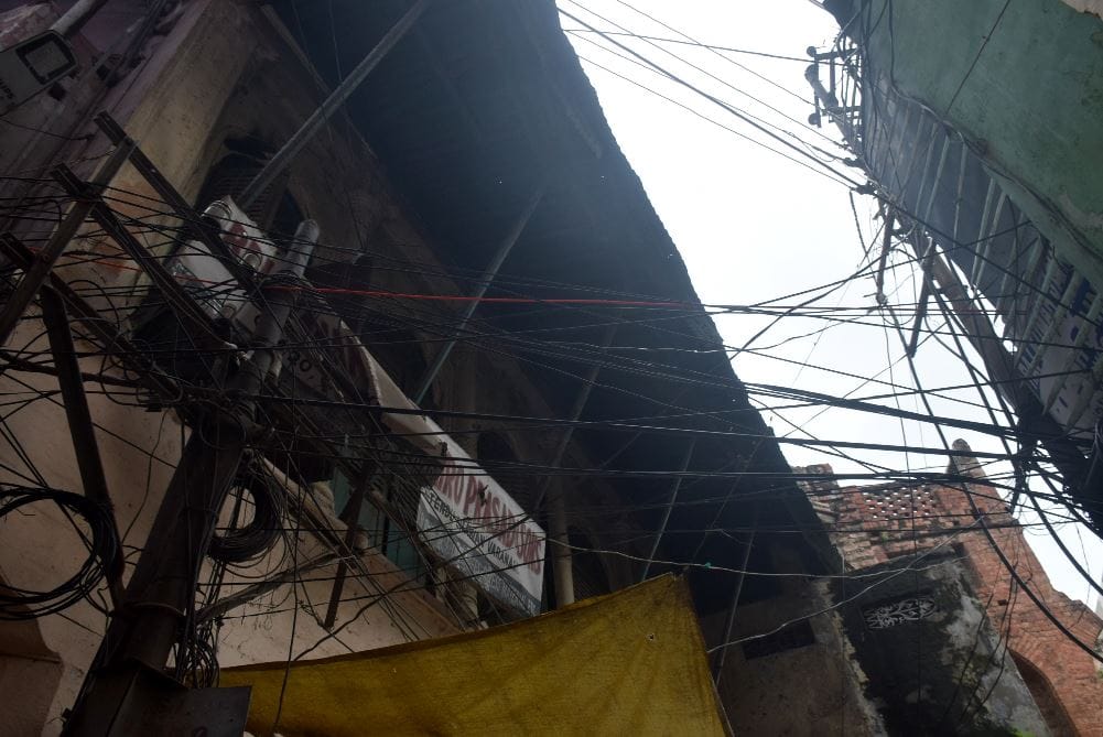 Encroachment and wire netting in street of Bharatendu harischandra in varanasi who is  father of modern Hindi