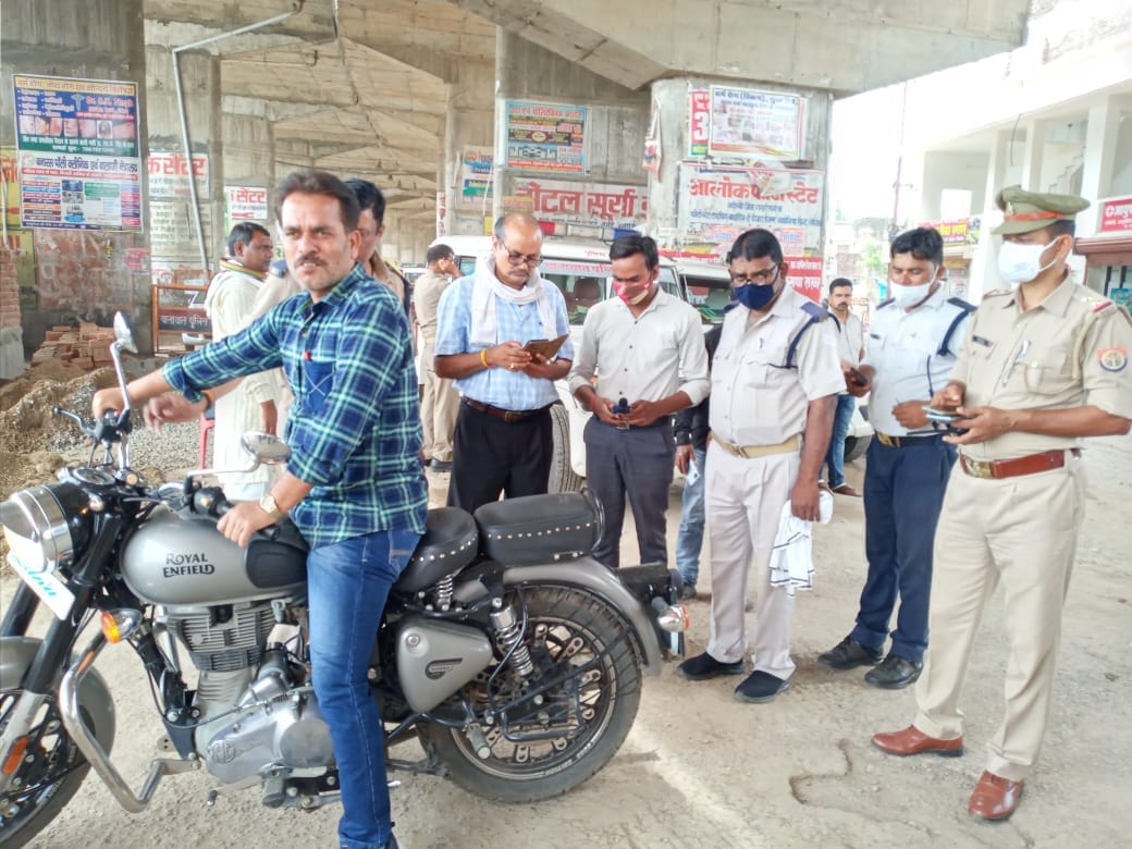 Campaign against vehicles spreading pollution, challan of 20 deducted