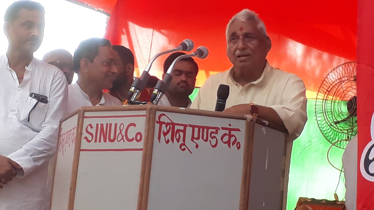On the pretext of Chhote Lohia's birth anniversary, SP did election conch shell