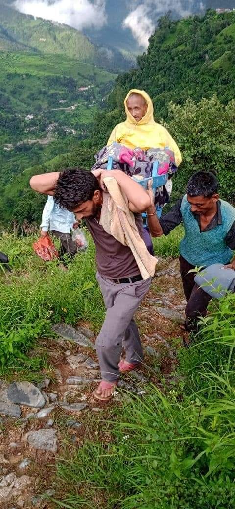 Road is still a dream for the people of Choya village