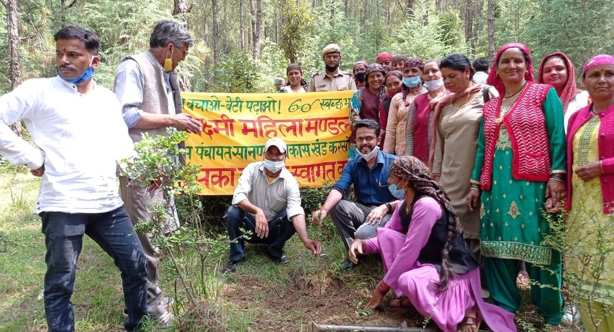 Common forest committees planted saplings in Baan Banoni forest