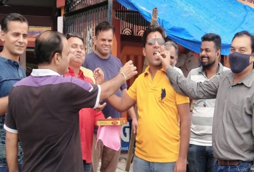 Tokyo Olympics: Celebration photos in uttarakhand after Men's Hockey Team wins Bronze medal