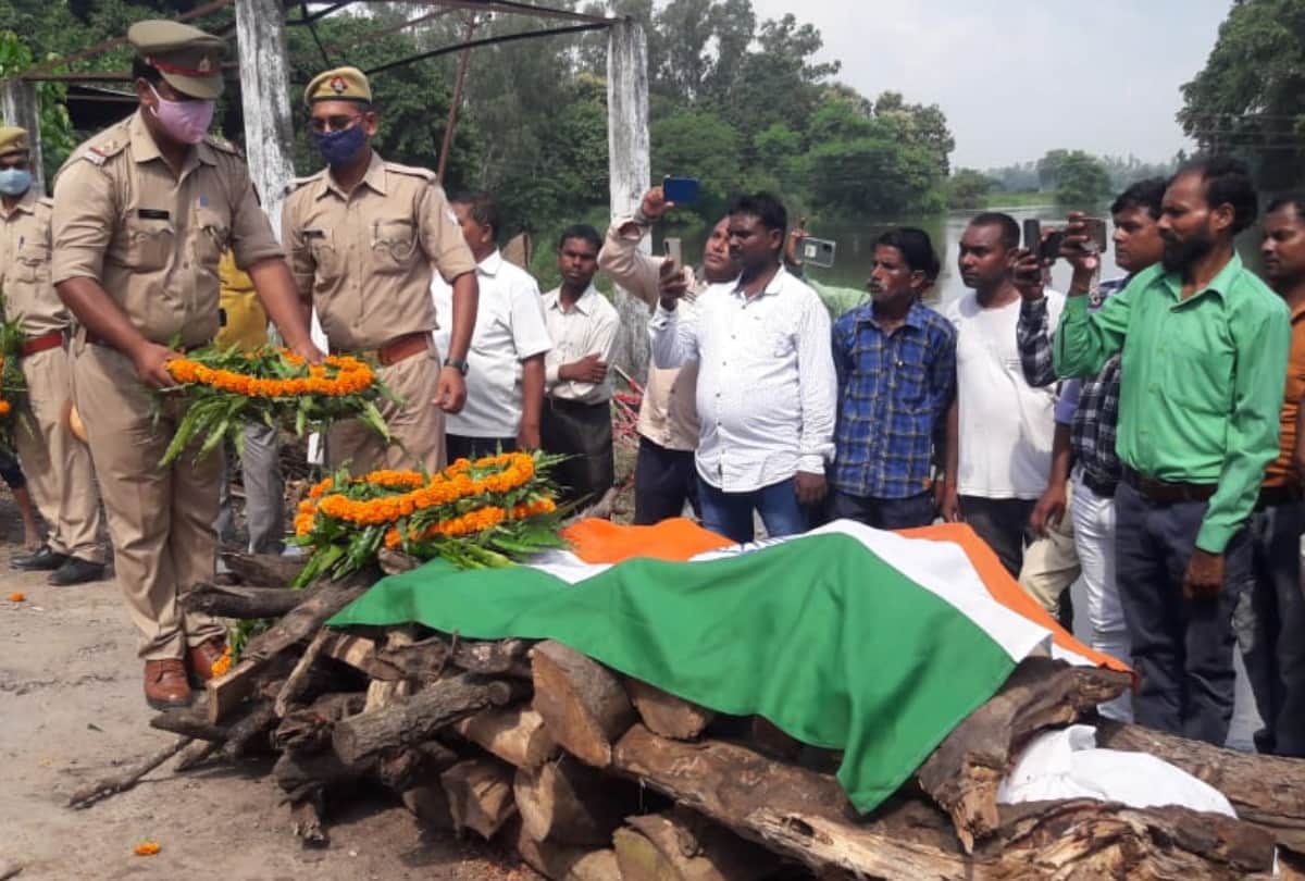 BSF jawan body reached home in basti