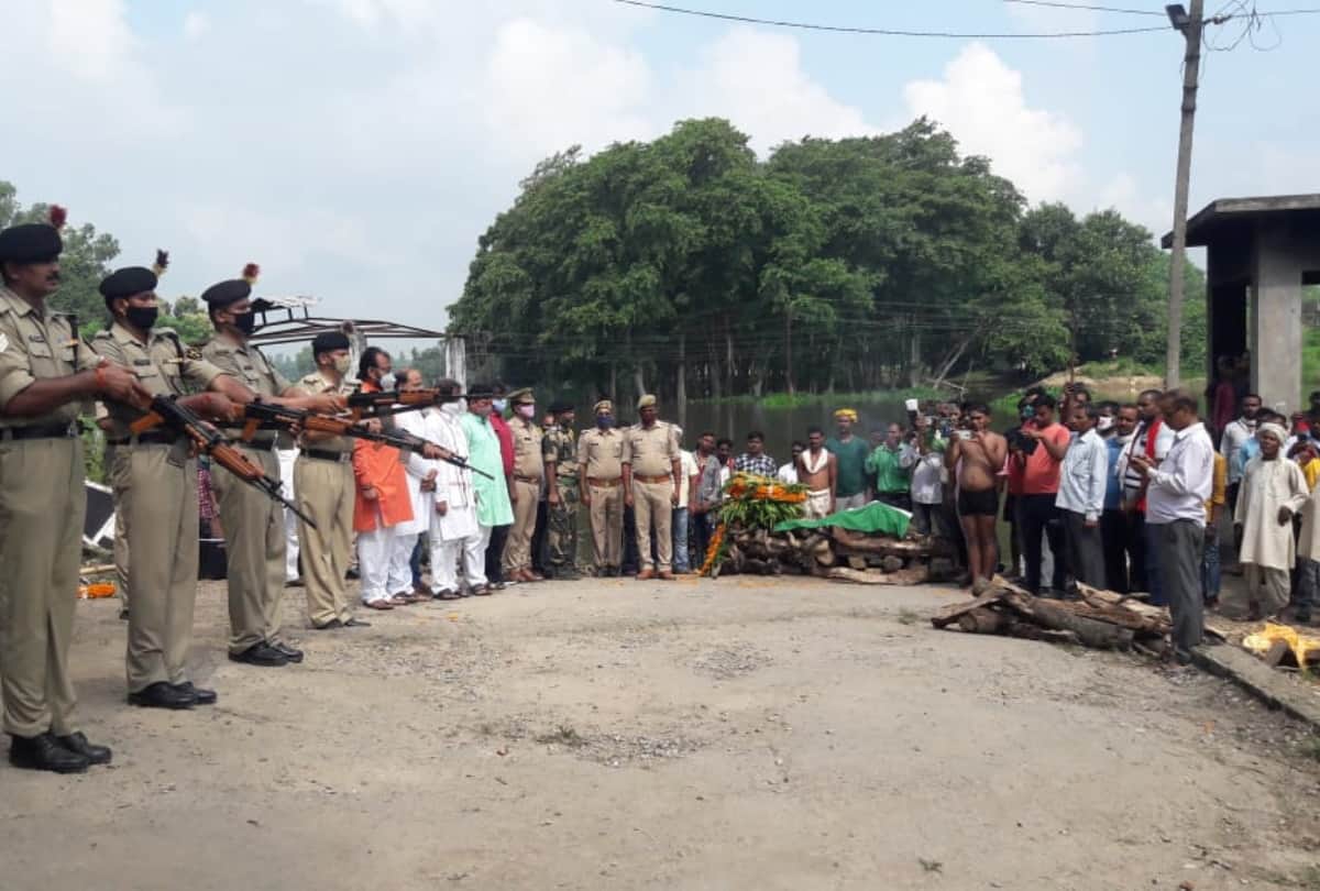 BSF jawan body reached home in basti