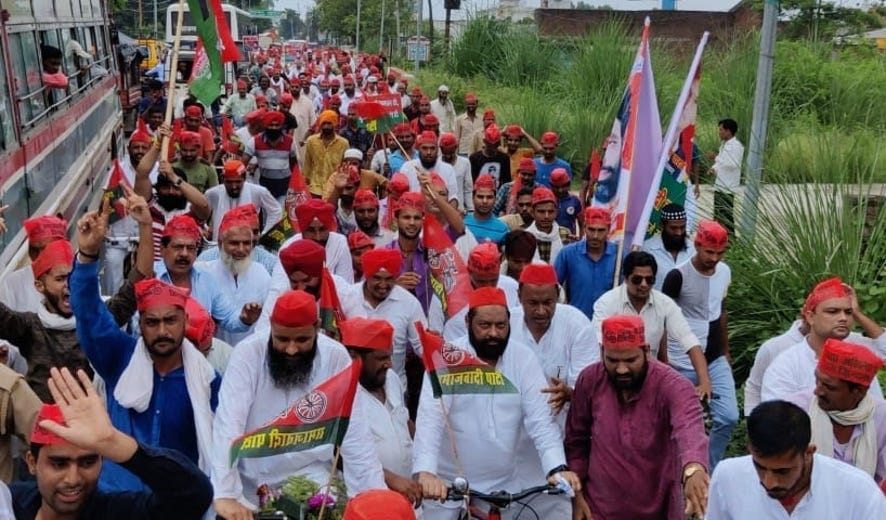 Cycle rally targeted the government