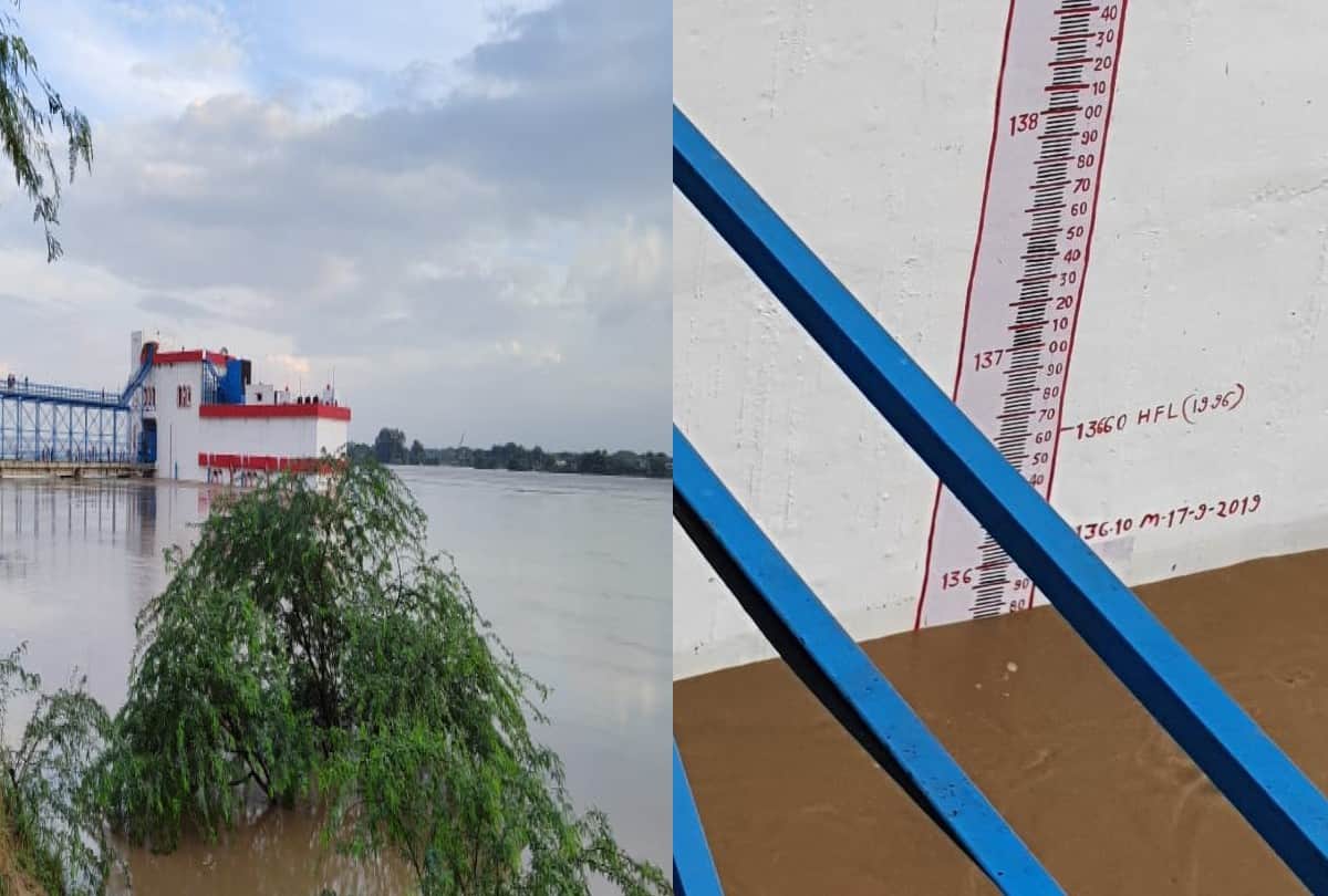 chambal river flood villagers migrated due to flood in agra