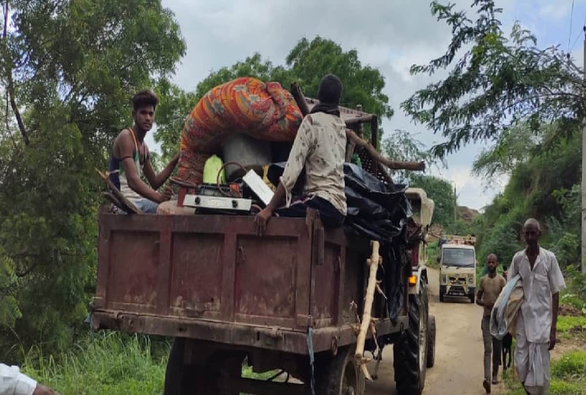 chambal river flood villagers migrated due to flood in agra