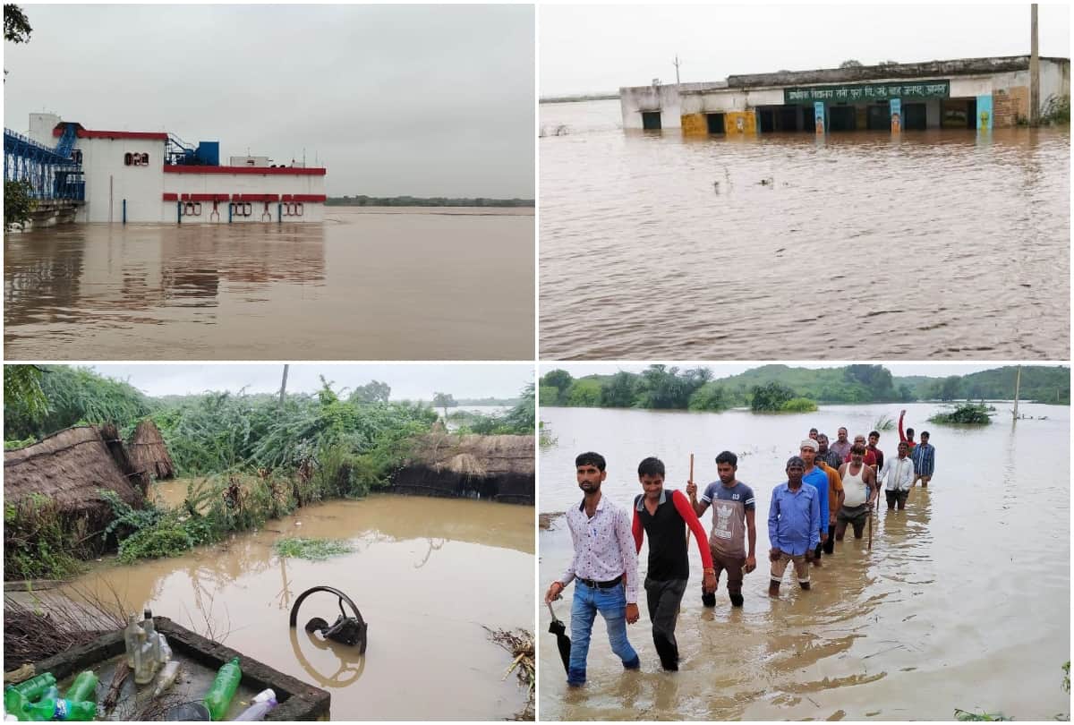 Chambal floods caused a loss of Rs 85.09 lakh bah agra news