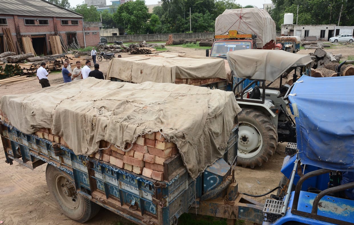 CM flying squad and GST team gram 7 tractor in GST thiev