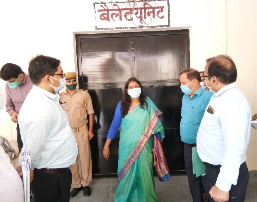 DM reached EVM warehouse, instructions to fix the arrangements