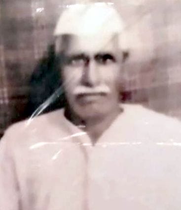 Freedom Fighter Mangu Singh, resident of Bijnor