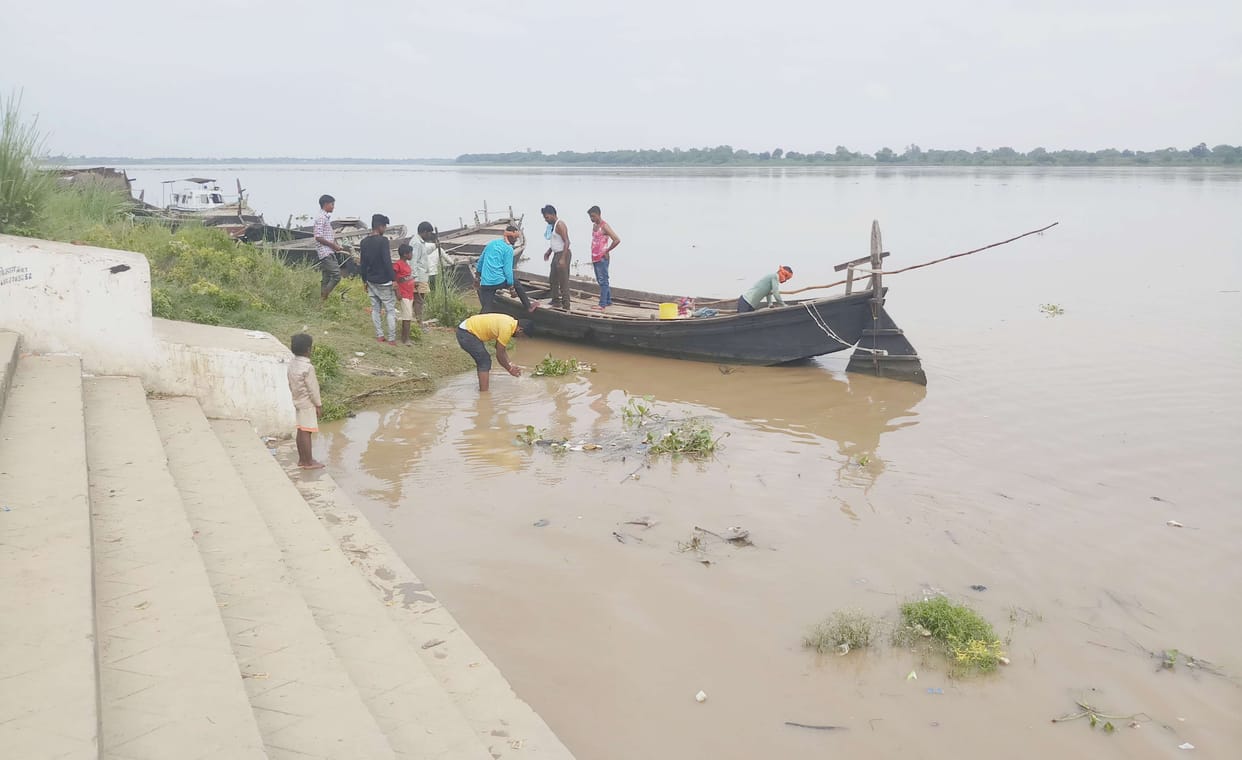 There is a boom in the Ganges, harvesting started in four villages