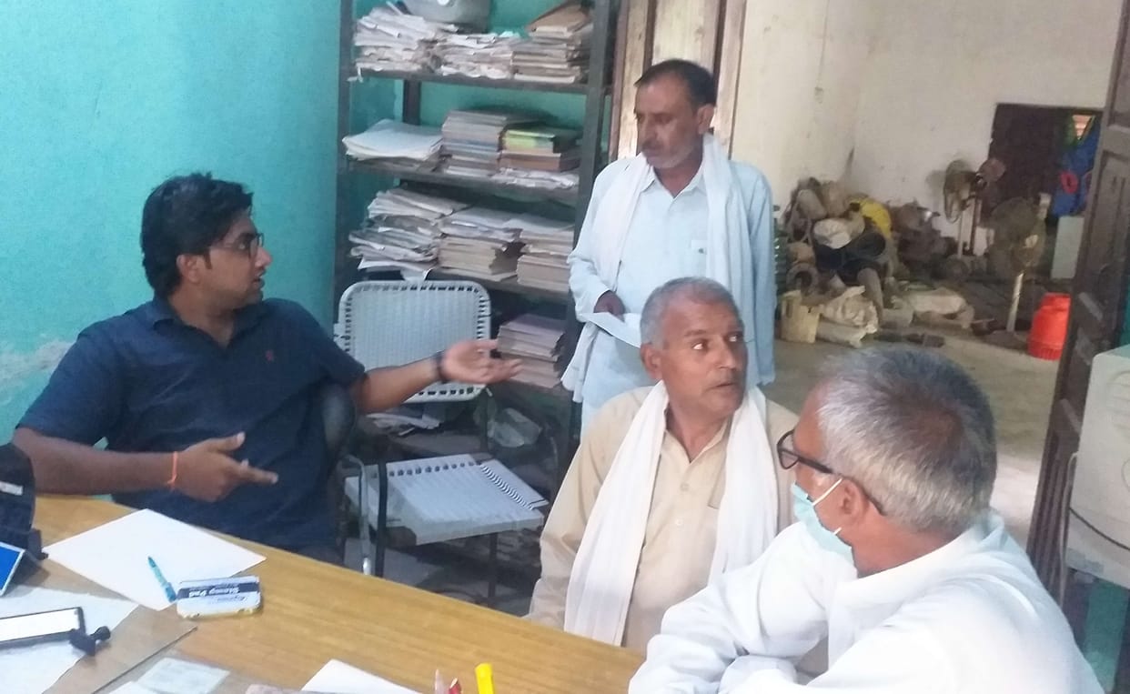Rain water is not coming out of the fields, farmers upset