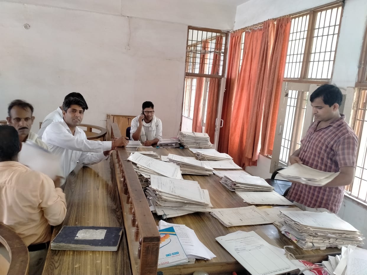 Work stuck due to lack of officers in Tehsil office