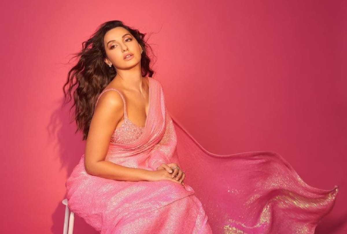 nora fatehi saree photoshoot see glamorous pics