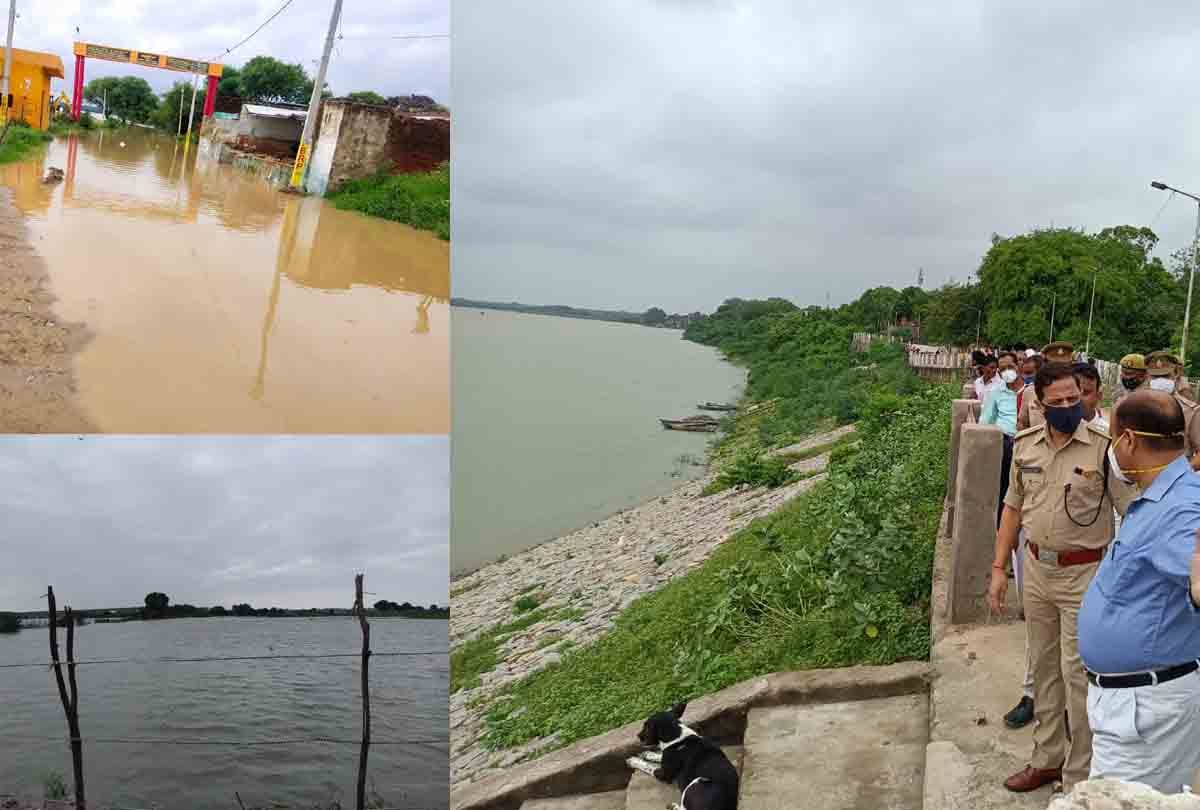 UP: Flood situation in Auraiya, Hamirpur, Etawah, Jalaun, water level of rivers reached above danger mark
