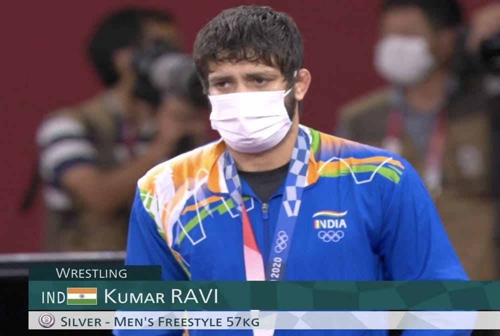 Ravi Dahiya Won Silver Medal Lost Tokyo Olympic 2021 Wrestling Final Against Zaur Uguev