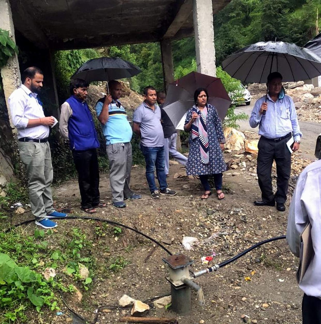 General Manager of Jal Sansthan visited the affected areas