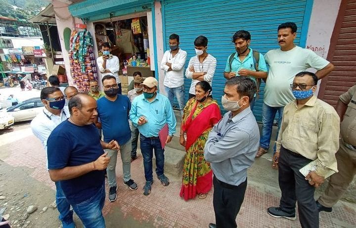 Drinking water construction corporation will give money to build the gate of Uma Devi temple