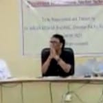 हाथ जोड़कर माफी मांगते शेष बघेल।