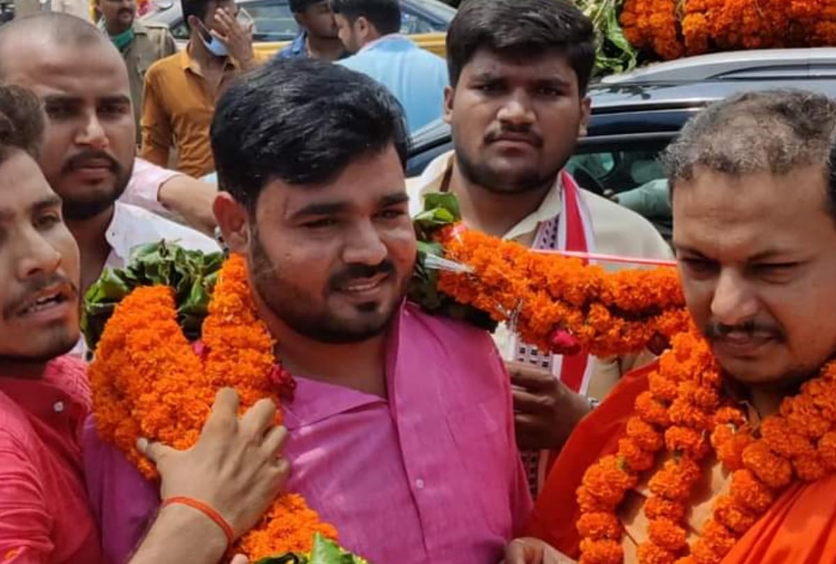 State President of BJYM Pranshu Dutt Dwivedi attacked on opposition