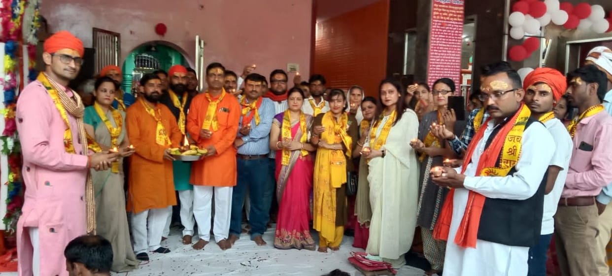 Hathras: Sundarkand happened on the first anniversary of Shri Ram temple Bhoomi Pujan