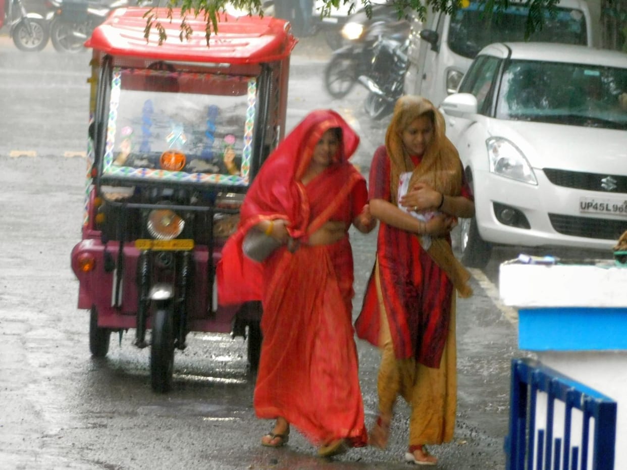 People got relief from heat due to rain