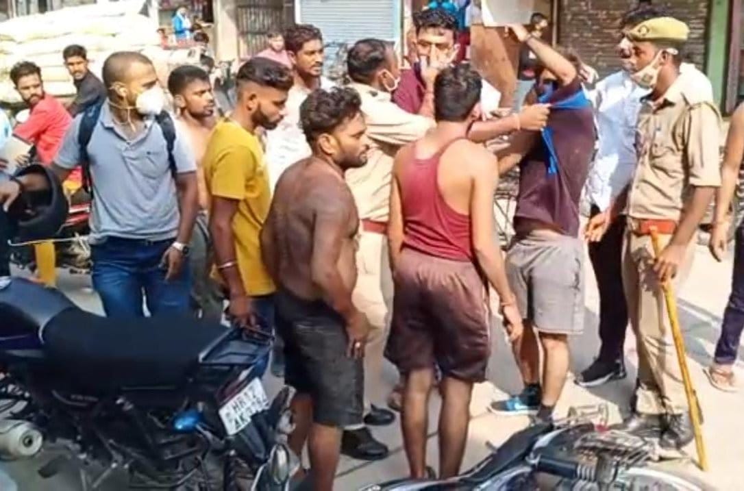 Uproar over stopping the bike riders