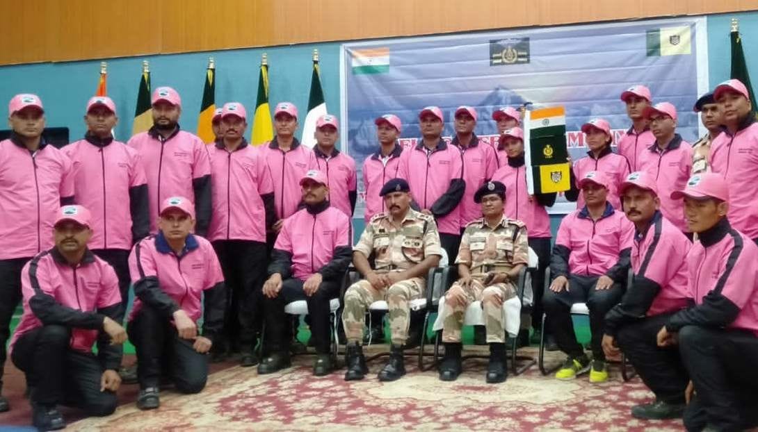 ITBP team left to conquer Balbla peak
