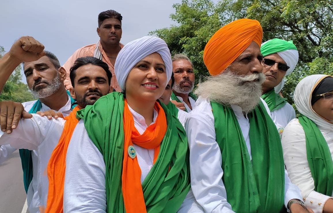 Farmers left for Delhi from Titram Mor