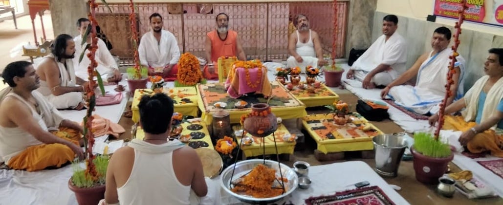 Maharudra Yagya performed to protect against corona epidemic