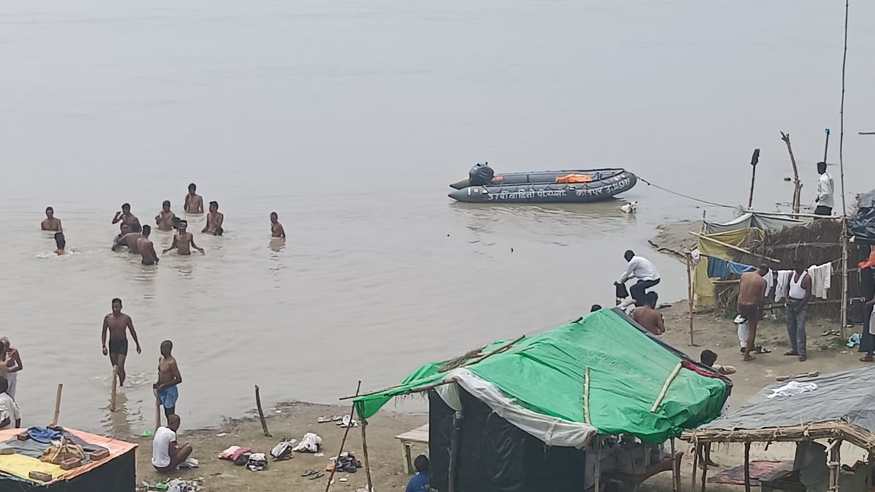 Water level stopped, Ganga 1.19 meters away from danger