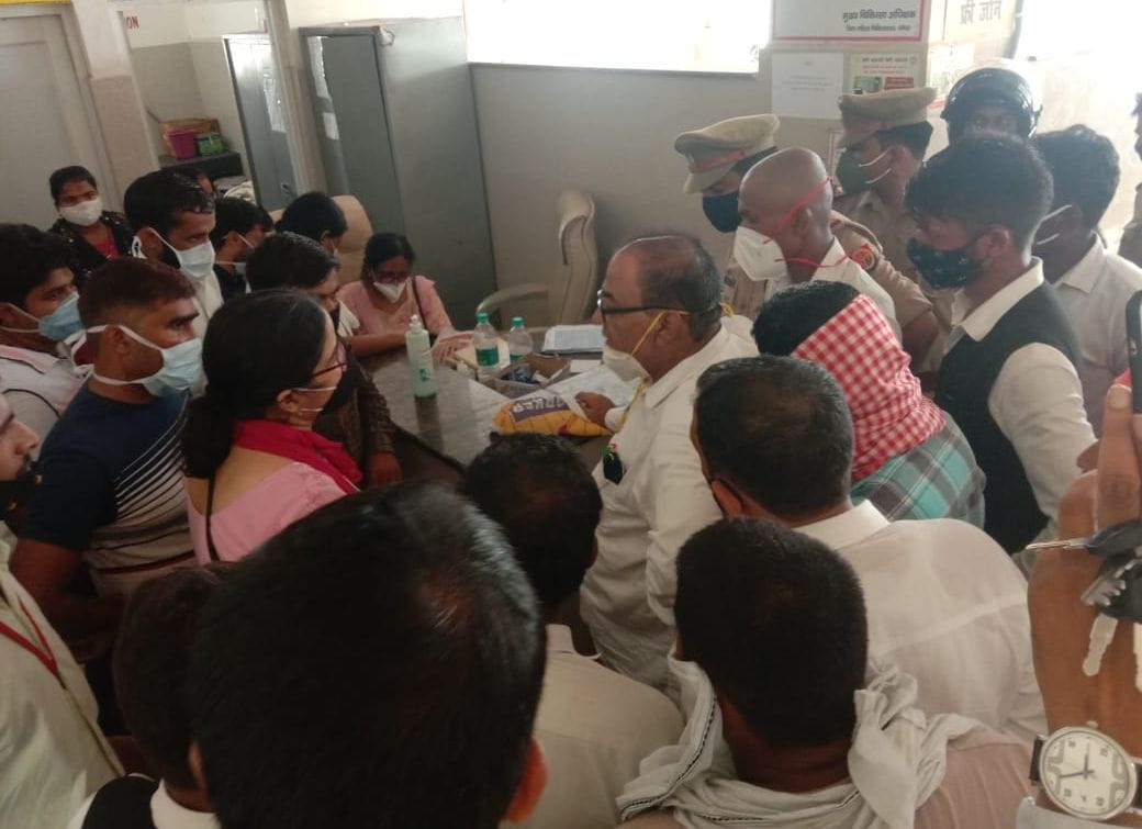 Maternity death after injection, uproar