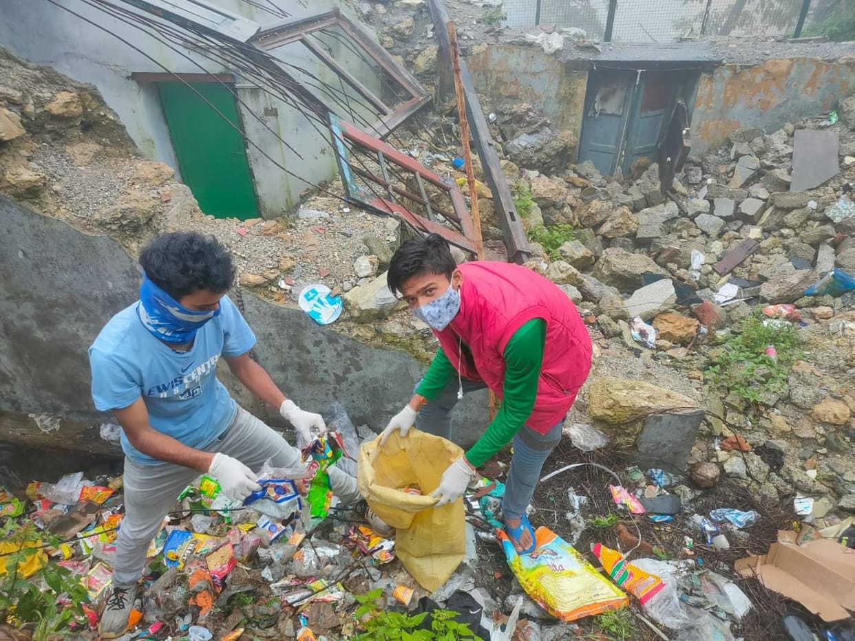 166 kg garbage collected by running cleanliness campaign