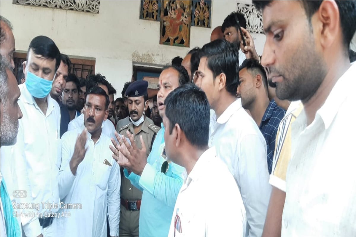 The mother of the accused wanted committed suicide by consuming poison after the police raid in Badgaon of Saharanpur