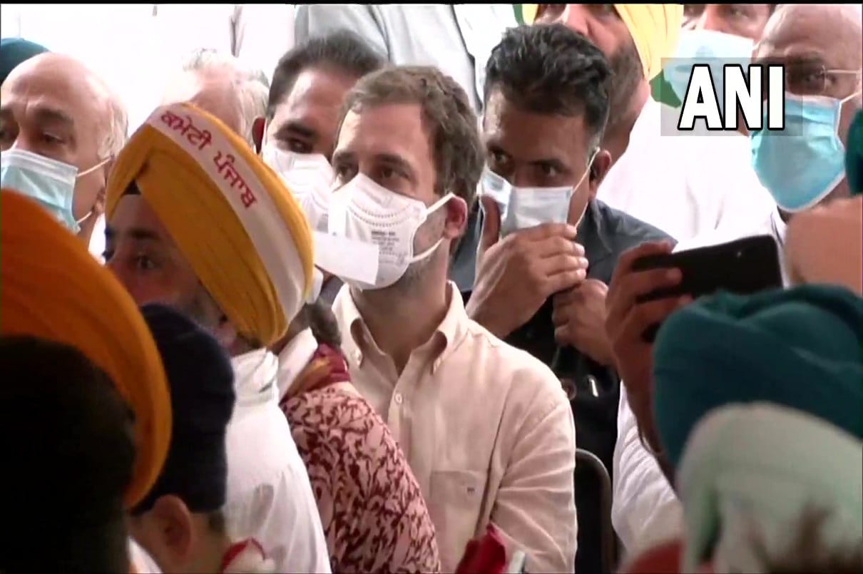 Opposition leaders join farmers protest at Jantar Mantar farm laws rahul gandhi  modi govt