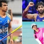 नीरज चोपड़ा, बजरंग पूनिया और अदिति अशोक