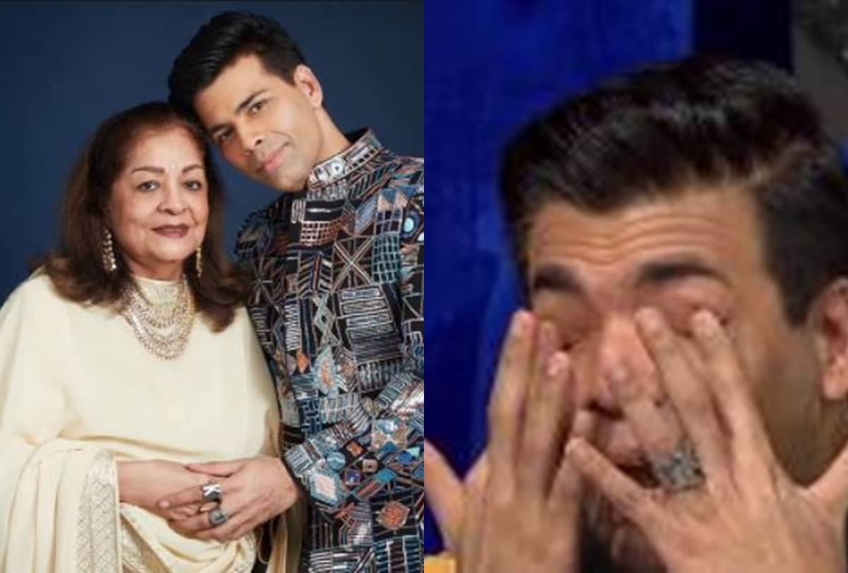 Indian idol 12 karan johar got emotional after her mother said i am lucky that you are my son