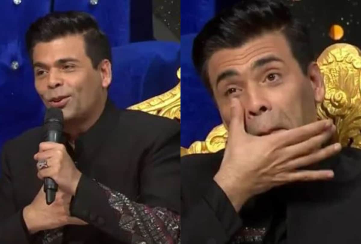 Indian idol 12 karan johar got emotional after her mother said i am lucky that you are my son