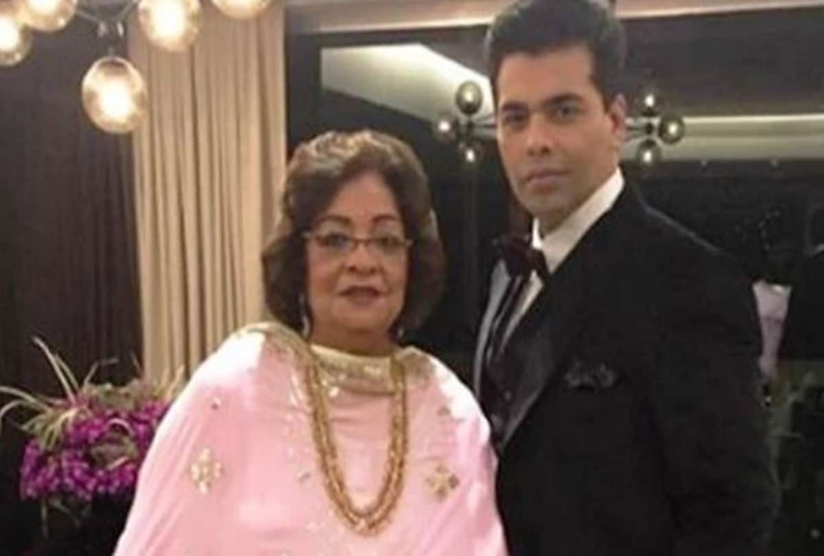 Indian idol 12 karan johar got emotional after her mother said i am lucky that you are my son